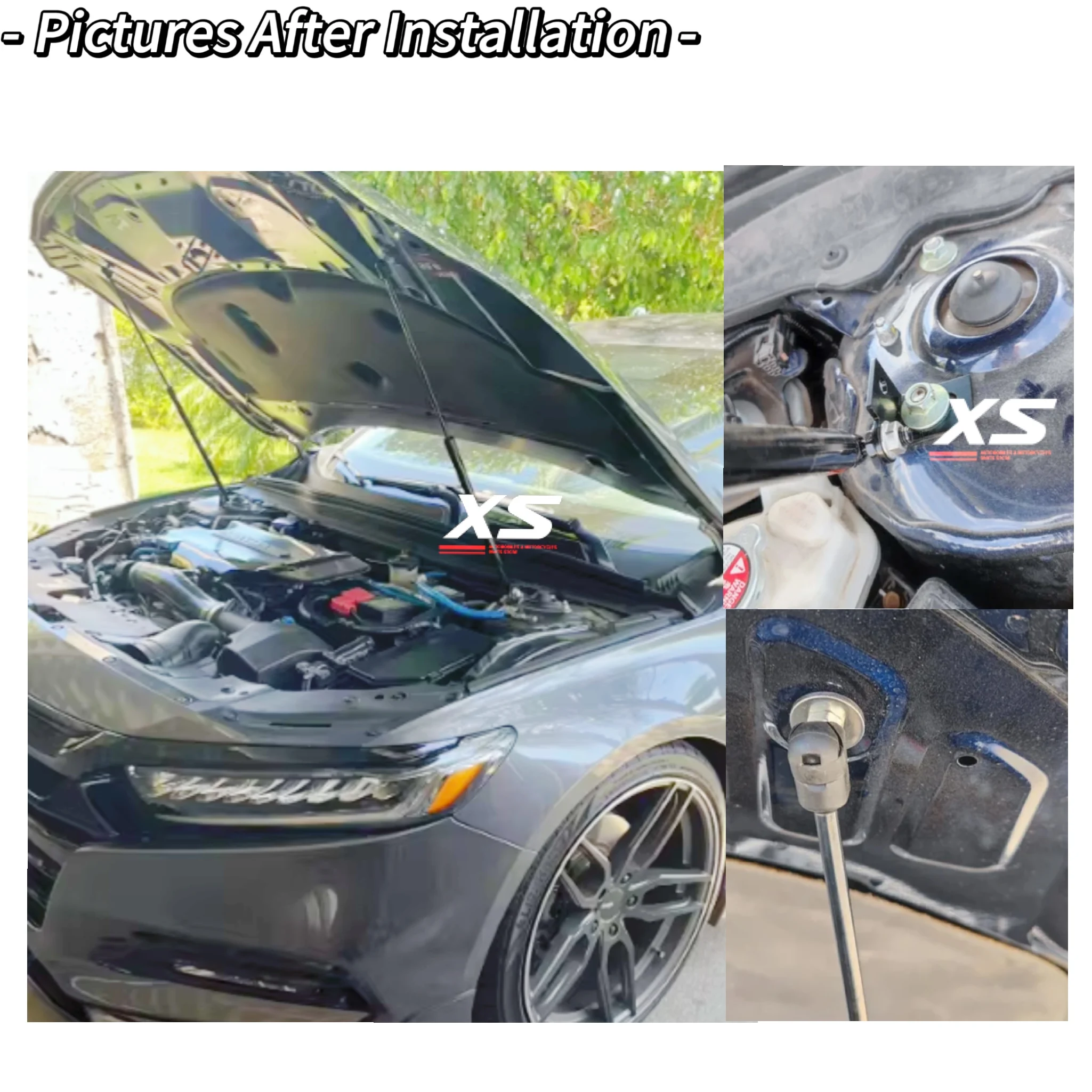 Puntales capó Honda Accord 2018-2023 - Kit amortiguadores gas - imagen 3