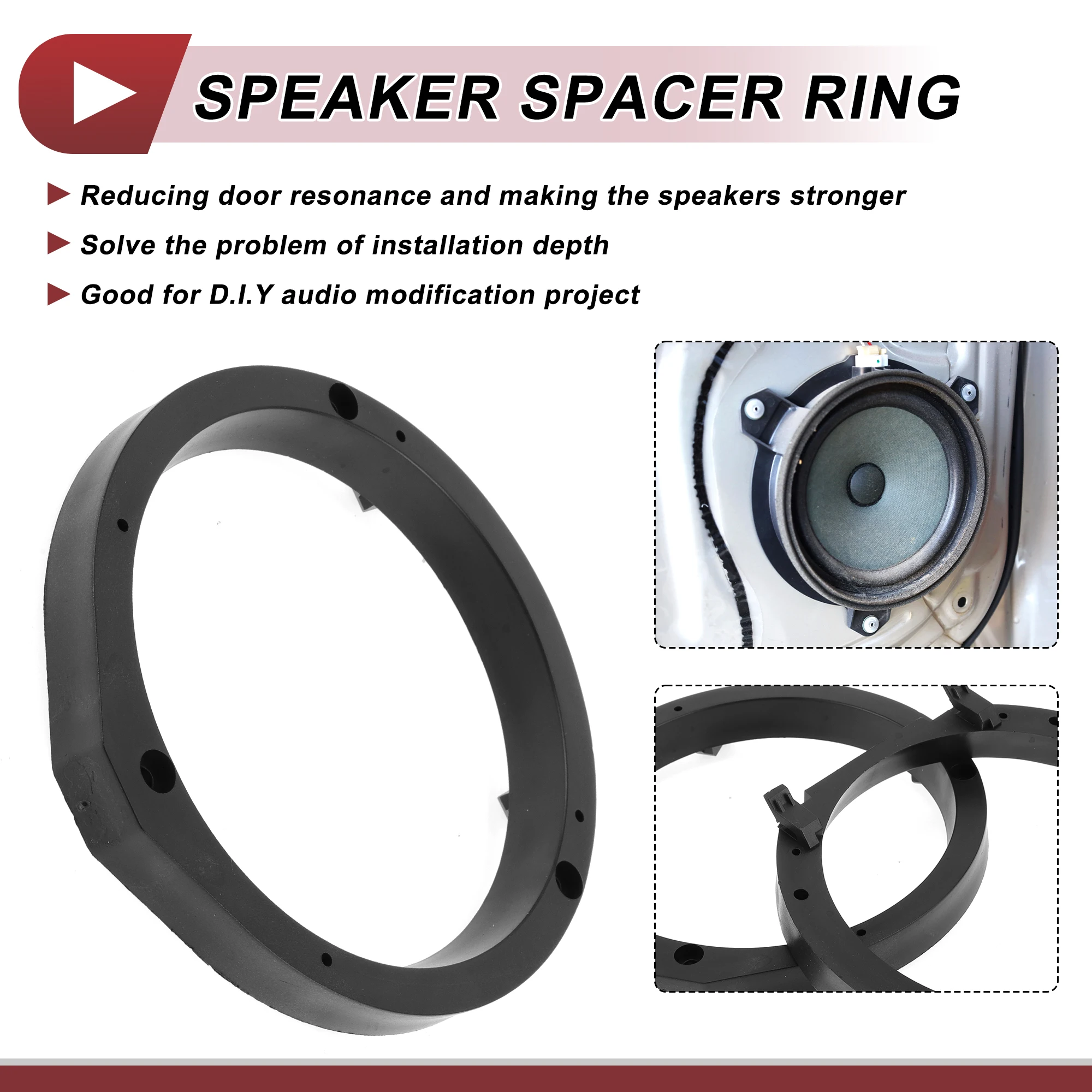 Anillos adaptadores de altavoz X Autohaux – Honda CR-Z 2011-2016 - imagen 3