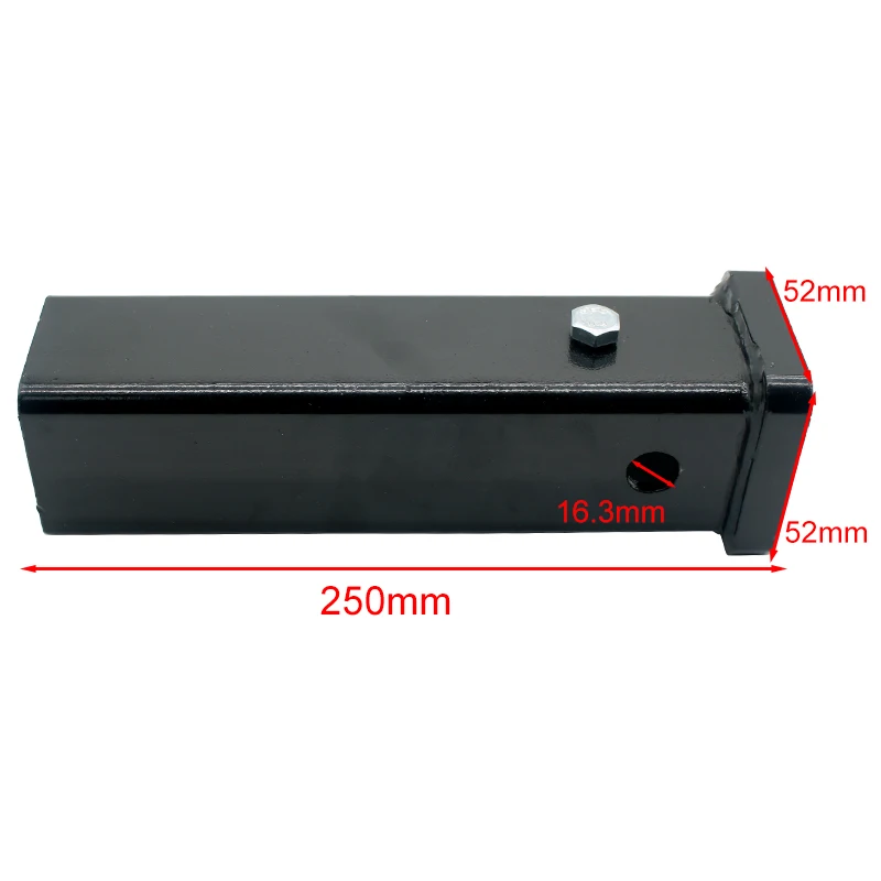 Tubo receptor enganche remolque 10" estándar 2x2 para camión - imagen 2