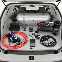 Kit suspensión neumática universal con compresor silencioso SQ495
