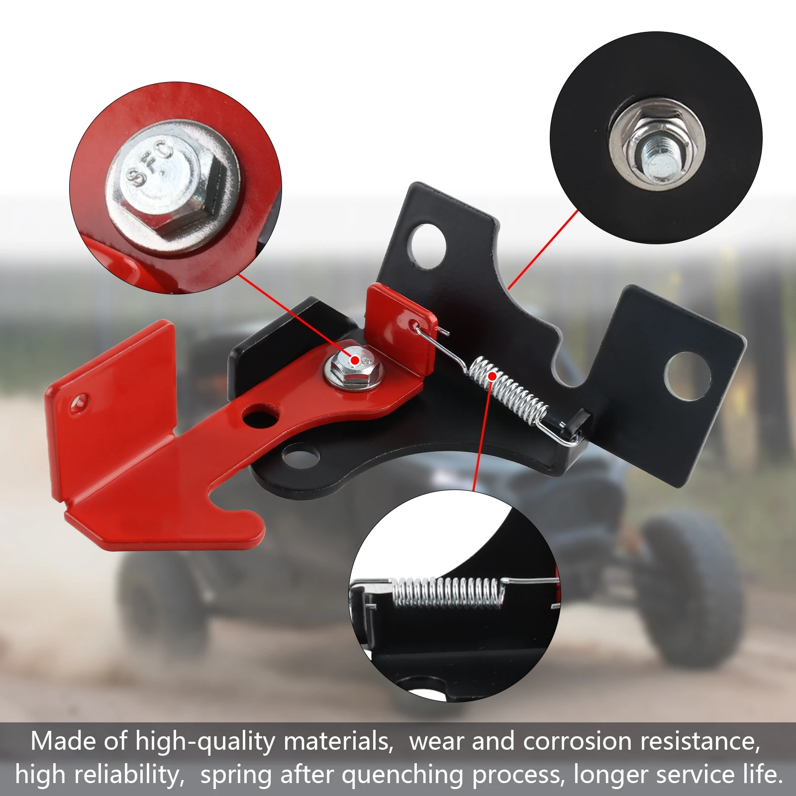 Freno de estacionamiento bloqueable para Polaris RZR 800, 900 y 1000 - imagen 5