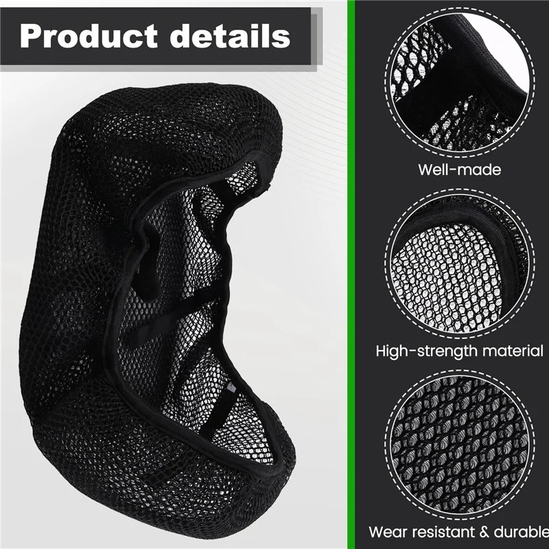 Protector cojín asiento Honda CB190TR – funda malla 3D transpirable - imagen 4