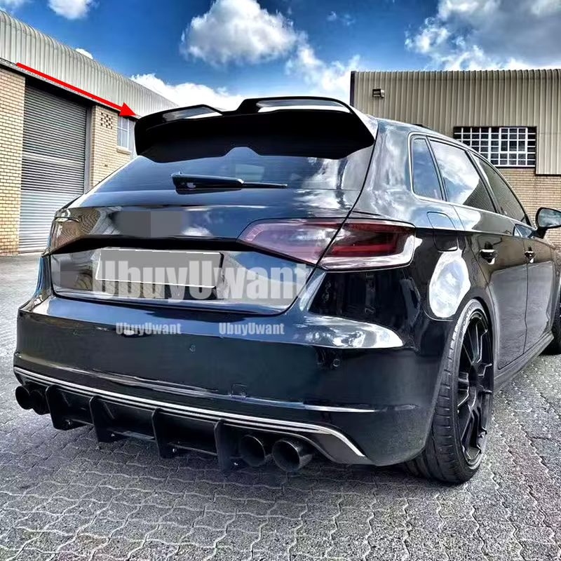 Alerón de techo OTG negro brillante - Audi A3 8V Sportback 2013-2019 - imagen 2