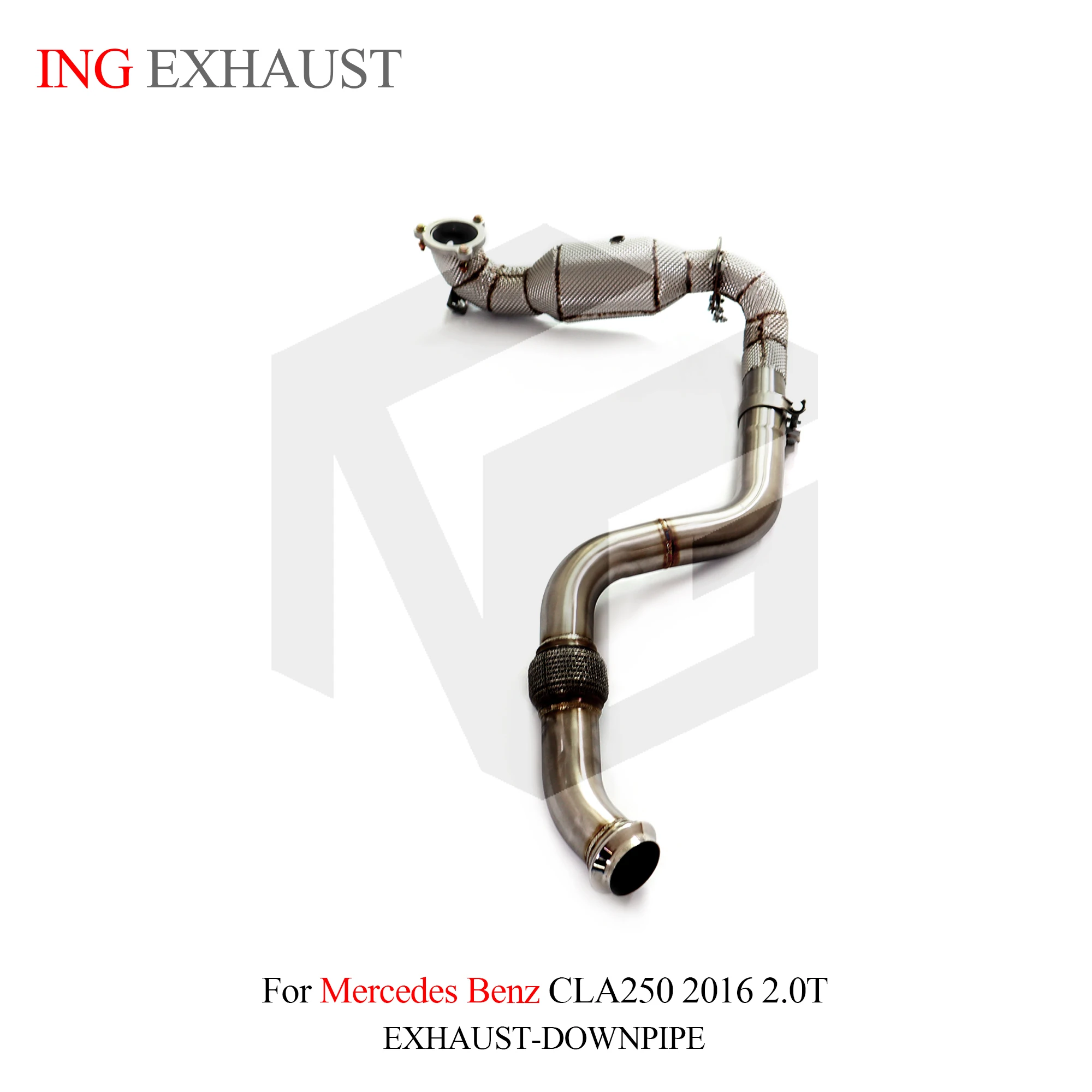 Tubo de bajada catalizado ING SS304 para Mercedes CLA 250 W118 2.0 T - imagen 2