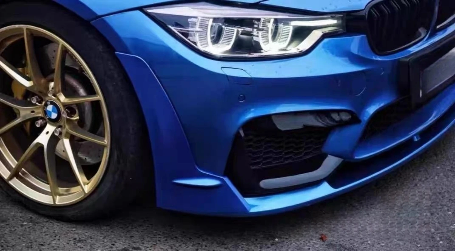 Canard divisor estilo M3 para BMW Serie 3 F30/F35 2013-2019 aero