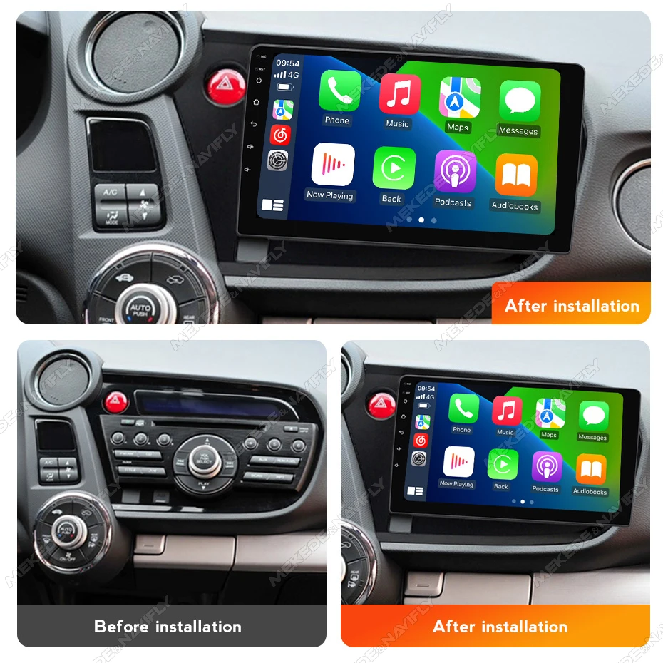 MEKEDE Radio Android 2 DIN con CarPlay para Honda Insight 2009-2014 - imagen 3