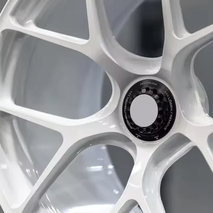 Llantas forjadas monobloque cóncavas blancas de aluminio para Audi y VW - imagen 3