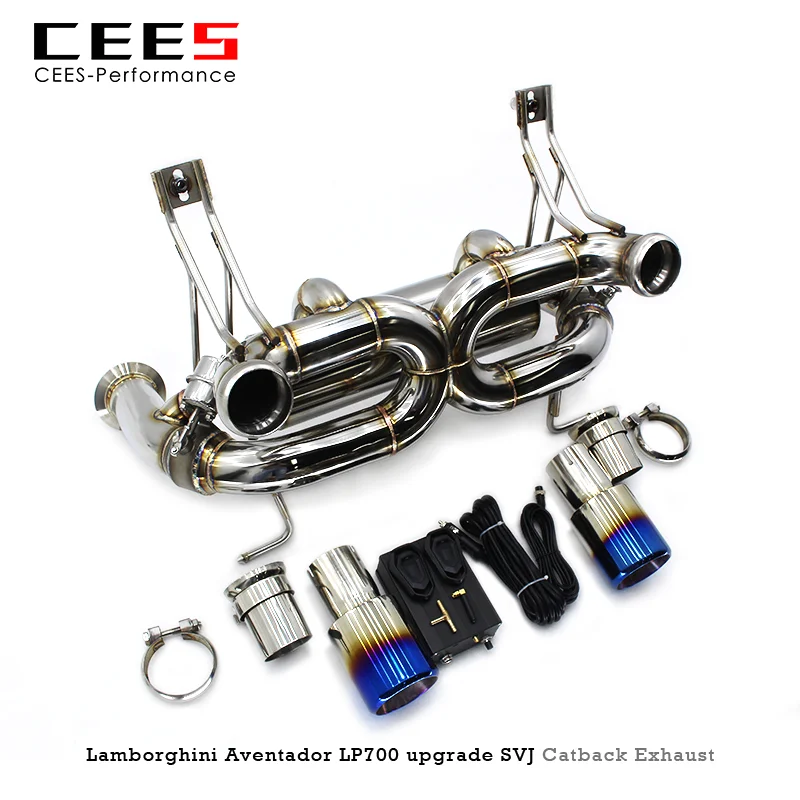 Escape catback CEES Lamborghini Aventador LP700 2011-2016 inox - imagen 5
