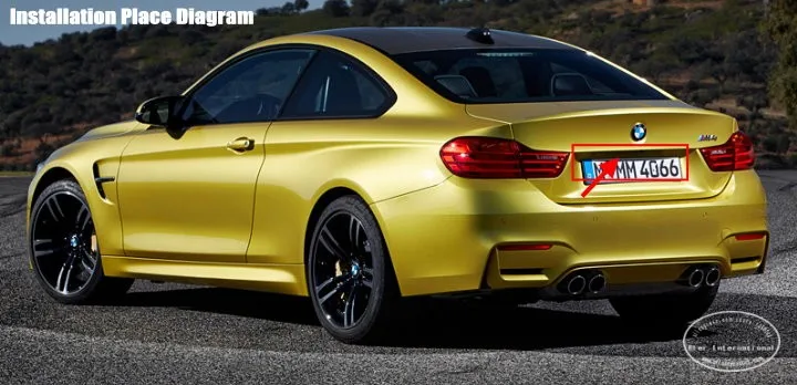 Cámara de visión trasera Liislee para BMW Serie 4