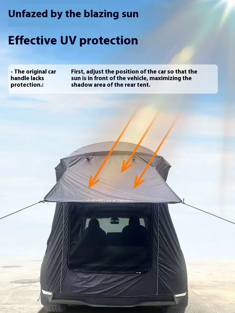 Tienda de campaña Tesla con sombrilla y dosel impermeable - protección mosquitos - imagen 5