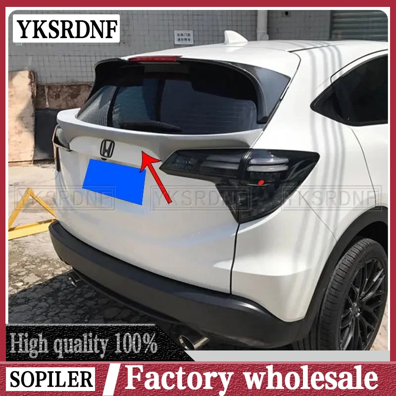 Alerón de techo ABS sin pintar para Honda HR-V/Vezel 2014-2017