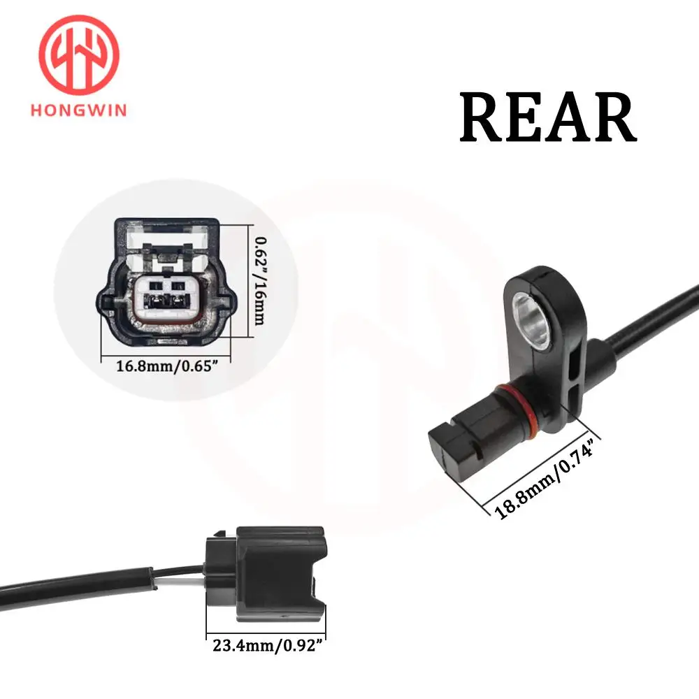 Sensor de velocidad de rueda trasera izquierda derecha ABS 47901-JX00A / 47900-JX00A para Nissan NV200 Evalia Diesel 1,5 dCi gasolina 1,6 16V 2010-2022 - imagen 5