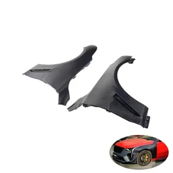Guardabarros fibra de carbono Langyu para Cadillac CT4 2019 frontal