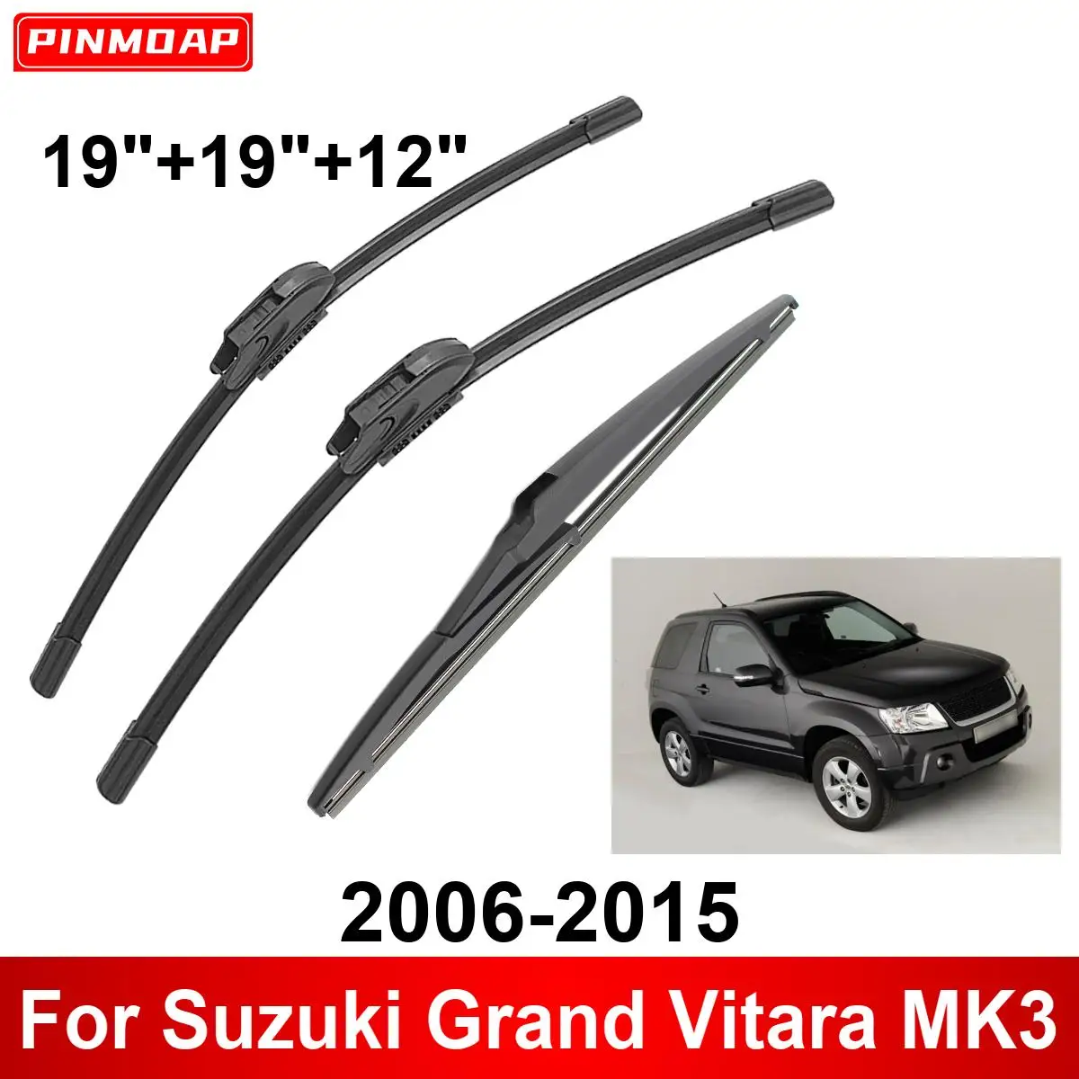 Escobillas limpiaparabrisas Suzuki Grand Vitara MK3 2006-2015 - imagen 3