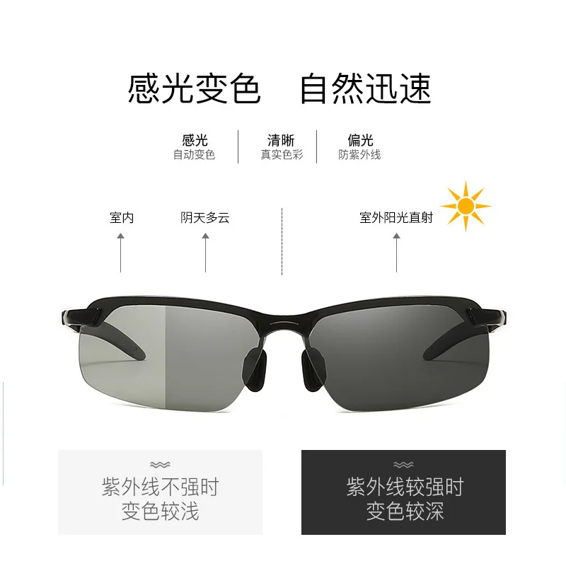 Gafas de conducción fotocromáticas polarizadas para hombre - imagen 4