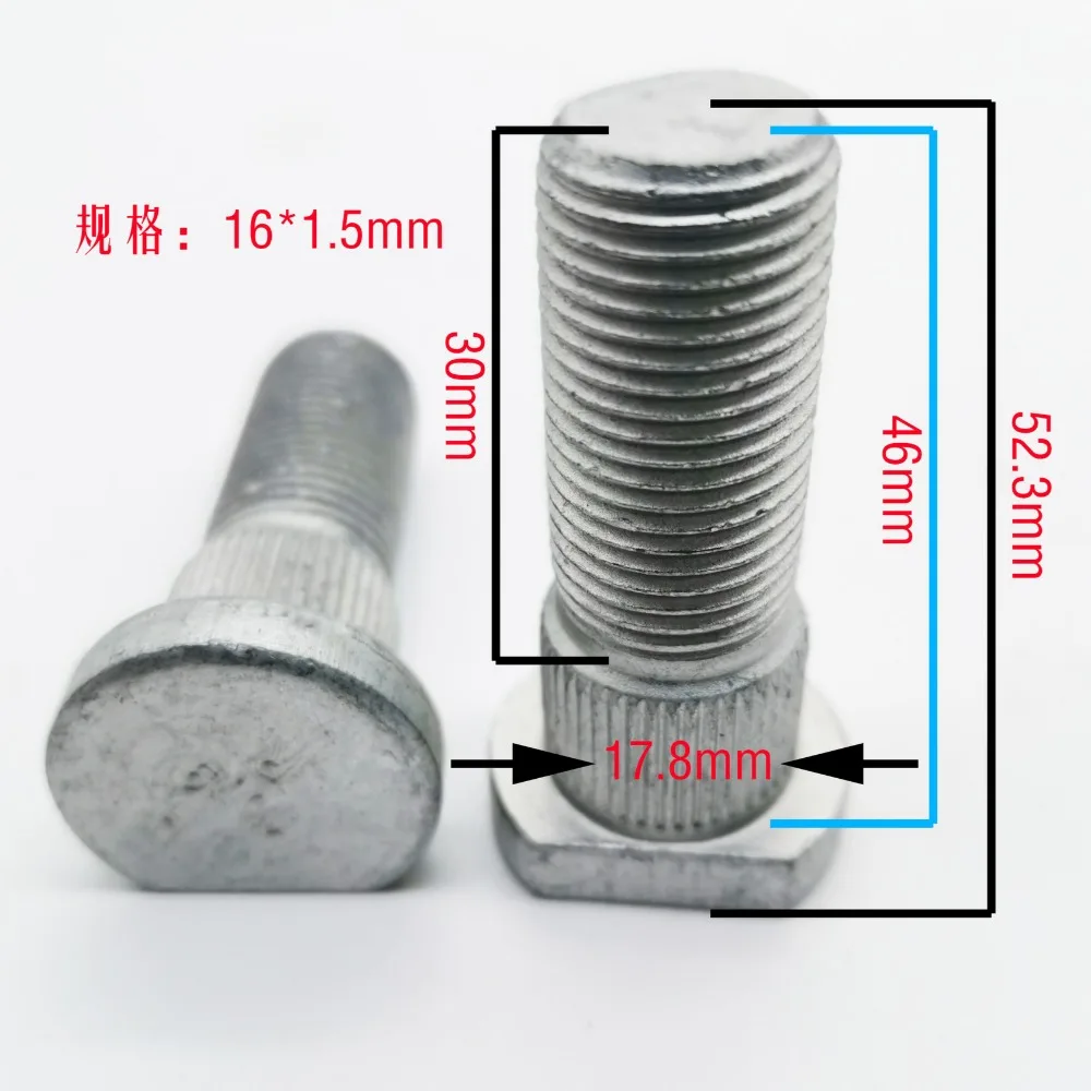 Perno estriado de cubo de rueda M16x1,5 passches