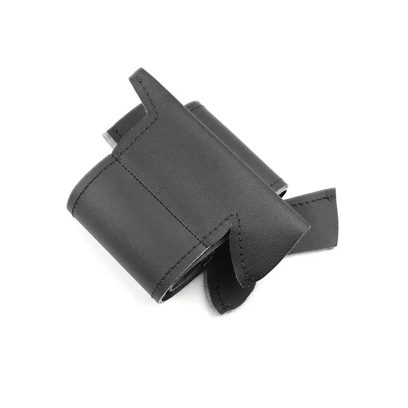 Funda de volante de microfibra negra para Peugeot 307 CC y 407 SW - imagen 2