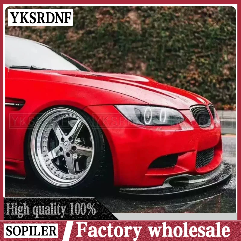 Splitter delantero estilo GT4 de fibra de carbono para BMW M3 E92