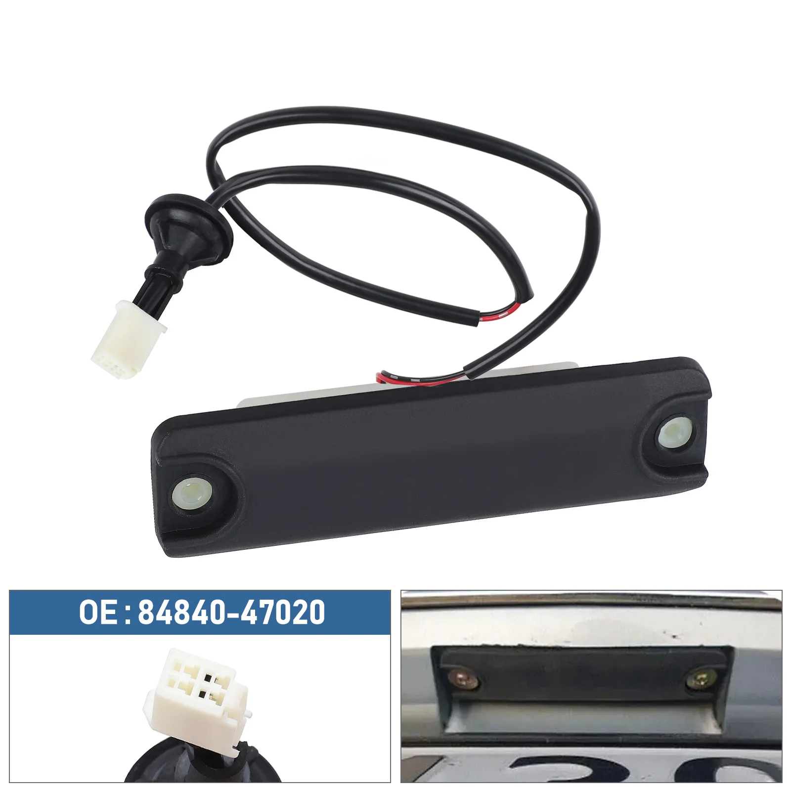 Interruptor manija puerta trasera Toyota Prius 2006-2009 OEM 4840-47020 negro