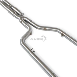Tubo escape sección media acero inoxidable para BMW XM 4.4, X5 y X6