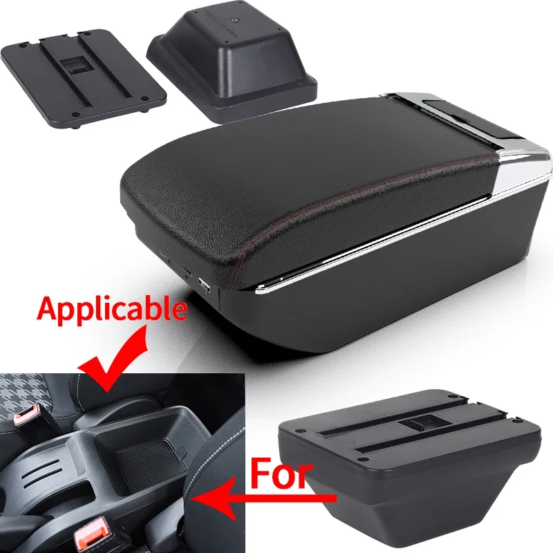 Reposabrazos central para MG ZS con LED, USB y almacenamiento - imagen 2