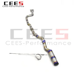CEES Catback para BMW M3/M4 F80 F82 3.0T 2014+ escape