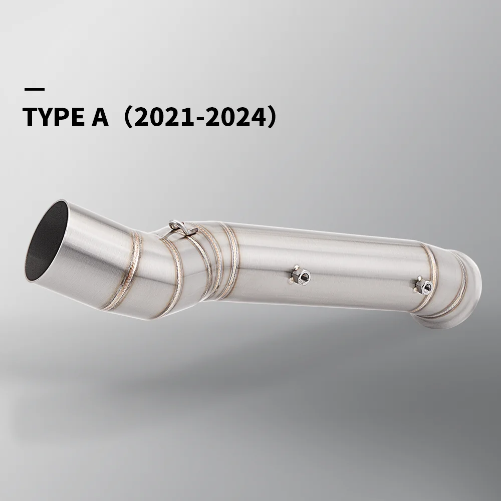 Escape antideslizante para CFMOTO 800MT 800 mt CF800-5A 2021 2022 2023 2024 Escape de motocicleta Moto modificar tubo medio tubo de enlace - imagen 2