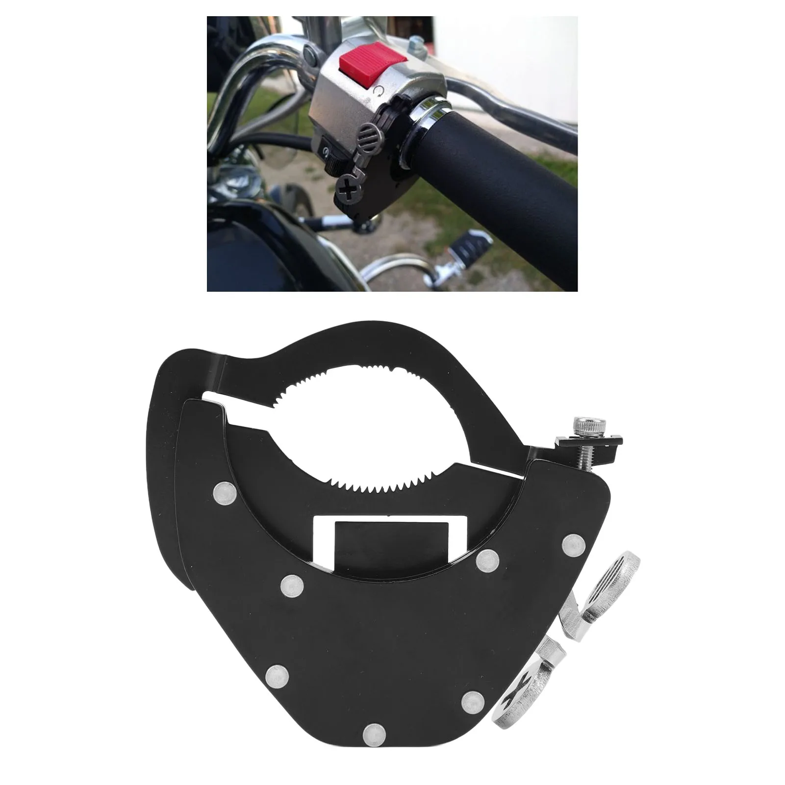 Bloqueo de acelerador universal para moto, anti óxido ajustable