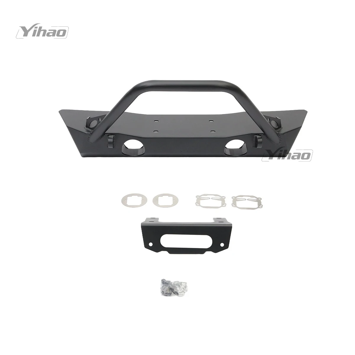 Parachoques delantero de acero todoterreno Jeep Wrangler JK 2007-2017 - imagen 2