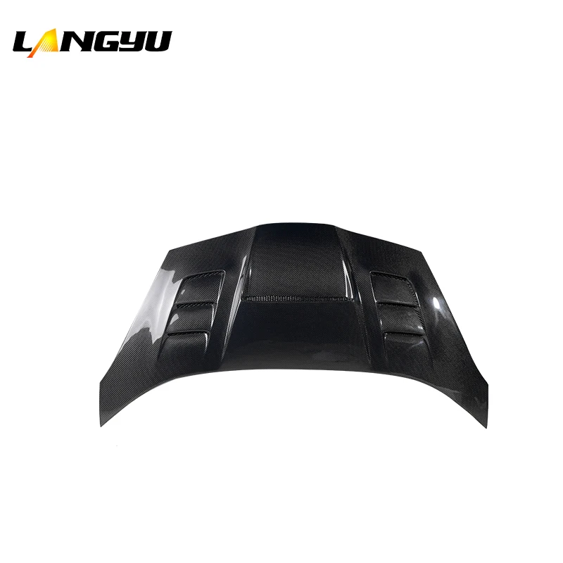 Capó fibra carbono Langyu para Honda Fit 2009-2013 estilo deportivo - imagen 3