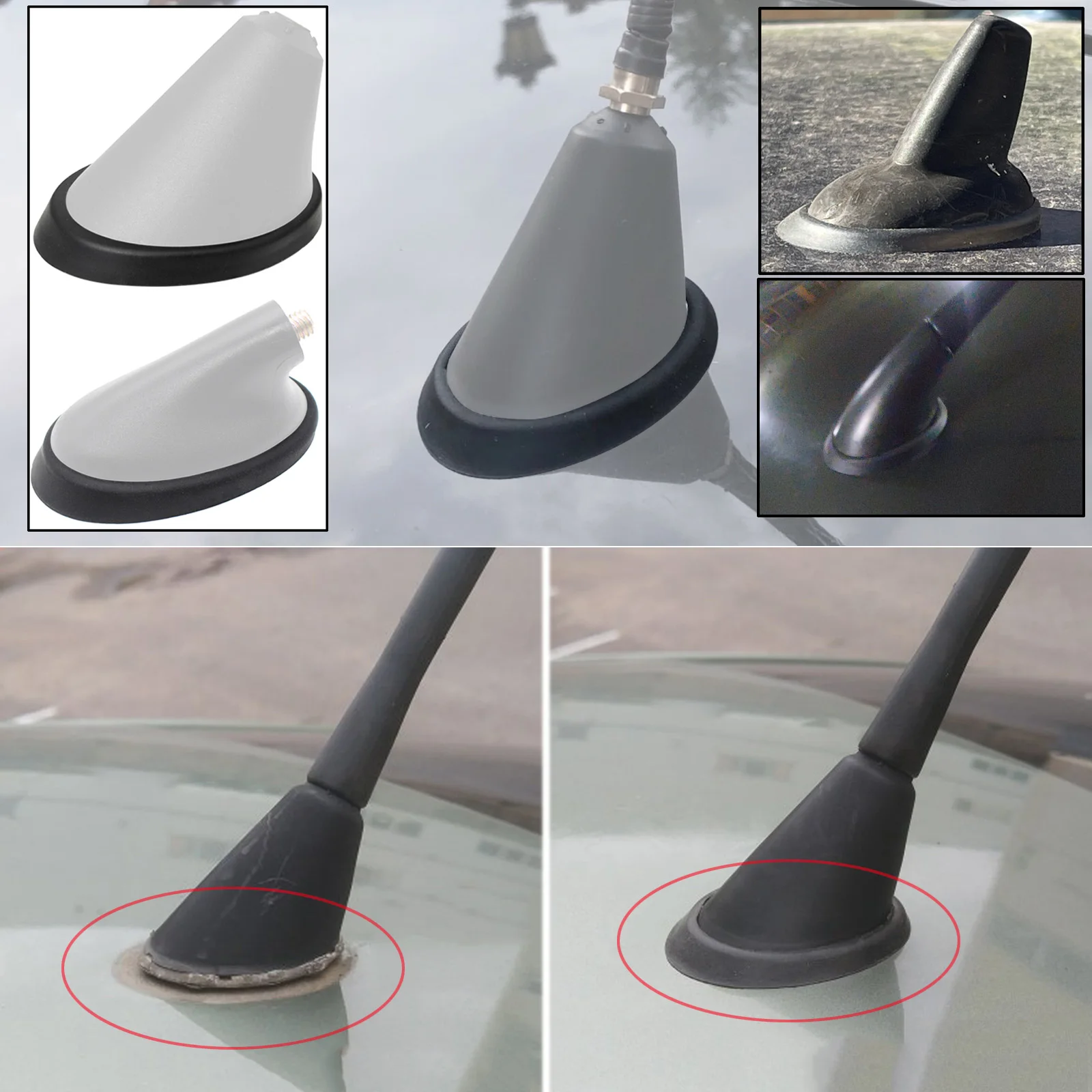 Junta antena techo para VW Polo 6N 6KV 9N 1994-2009 - imagen 5