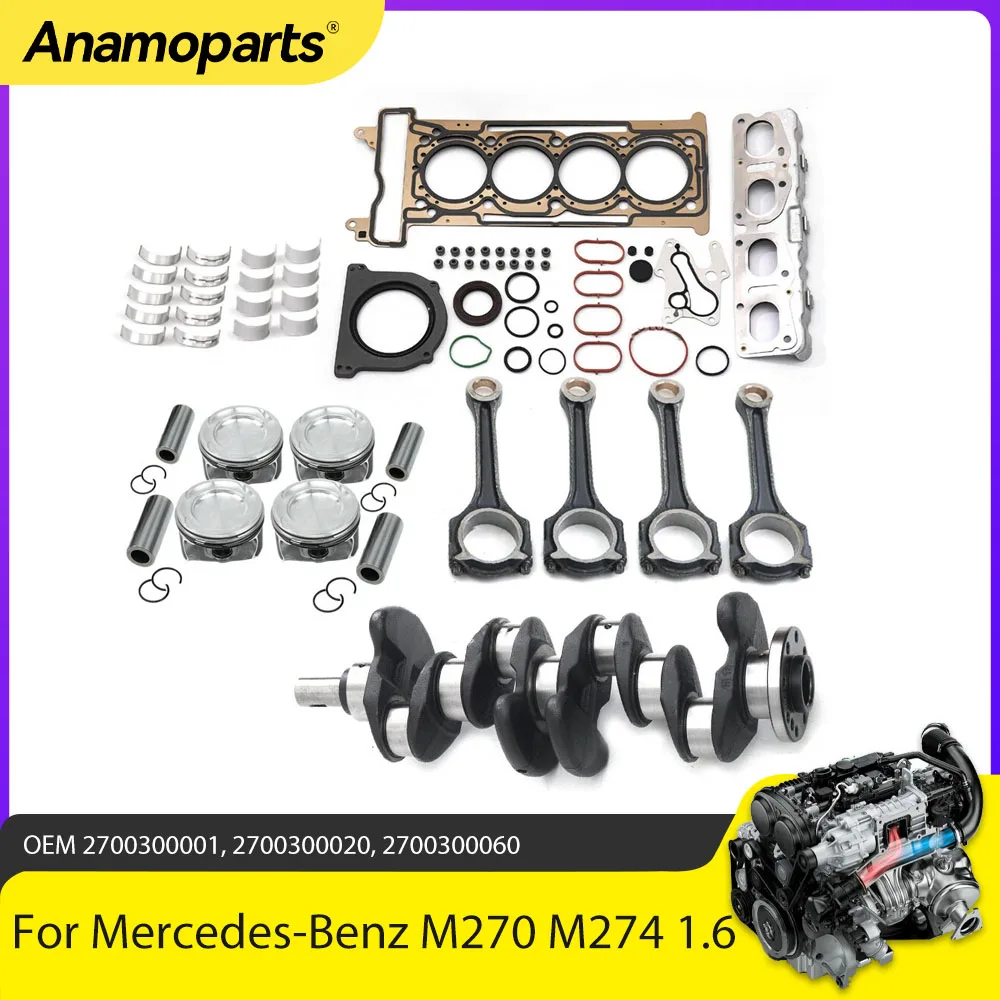 Kit cigüeñal Mercedes-Benz M270 M274 1.6 Turbo – C180 C300 E250