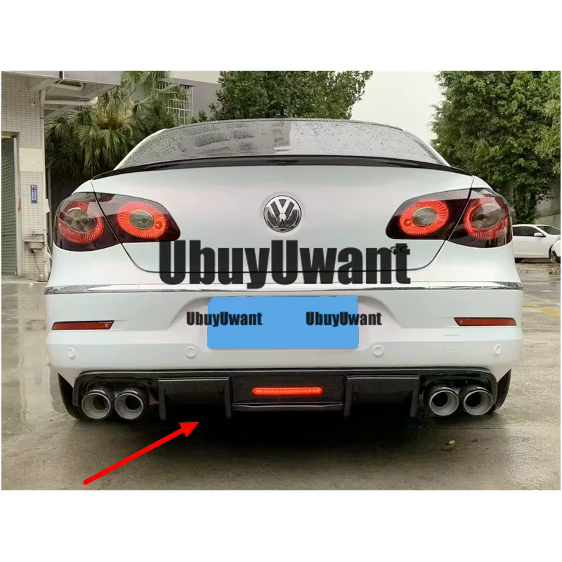 Labio trasero ABS carbono LED para VW Passat CC 2009-2017 - imagen 2