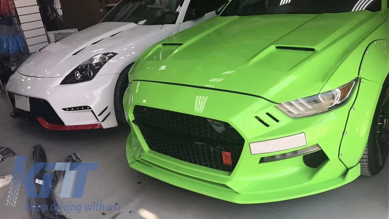 Parachoques delantero estilo Gas Rocket para Ford Mustang 2015-2017 - imagen 4