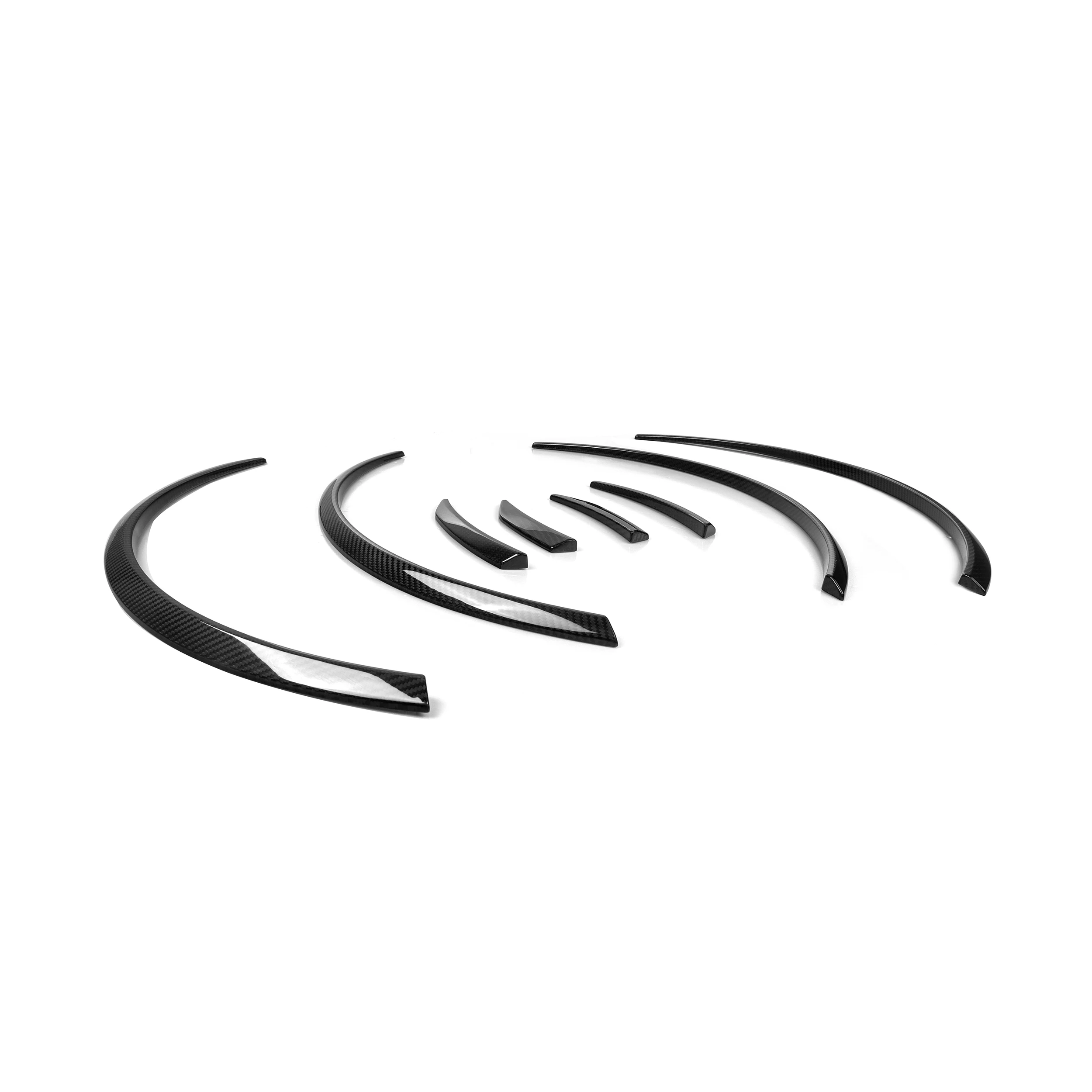 8 PCS Arcos de rueda de repuesto de fibra de carbono seca para G80 M3 Sedan 2021+ Cubierta de arcos de rueda estilo MP - imagen 5