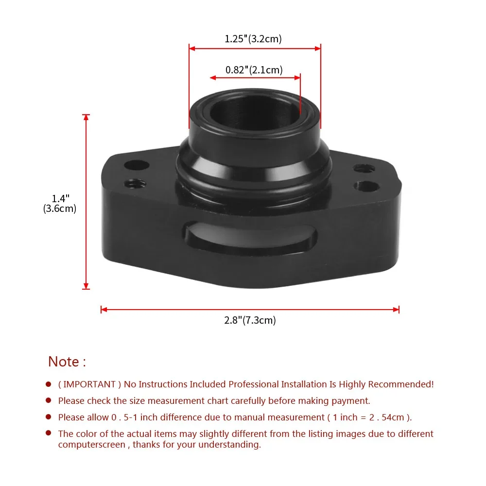 Adaptador BOV turbo de aluminio para Ford F-150 EcoBoost 2.7/3.5L - imagen 4