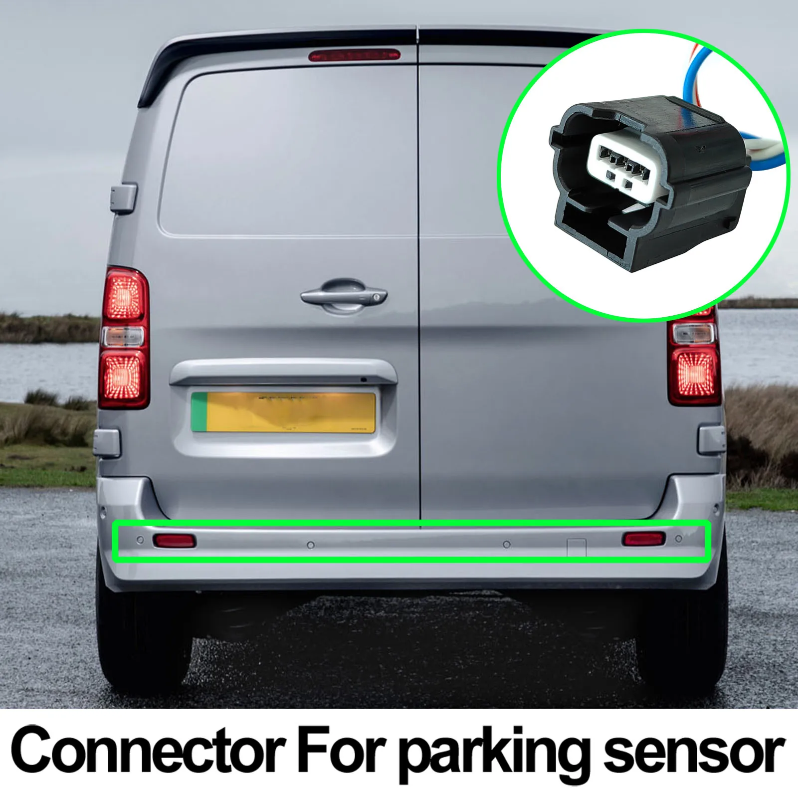 4H0973703 Conector sensor aparcamiento SEAT 3 pines cableado - imagen 5