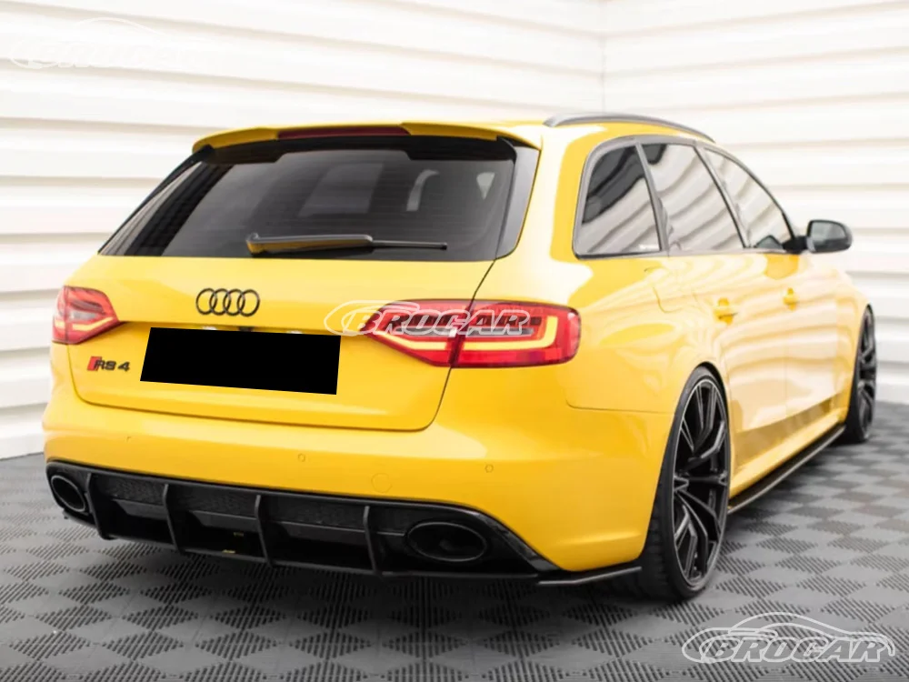 Para 2008-2016 Audi A4 RS4 B8 Avant Allroad estilo Original de alta calidad ABS plástico sin pintar alerón maletero alerón