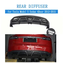 Difusor trasero de fibra de carbono para Tesla Model S 2012-2015