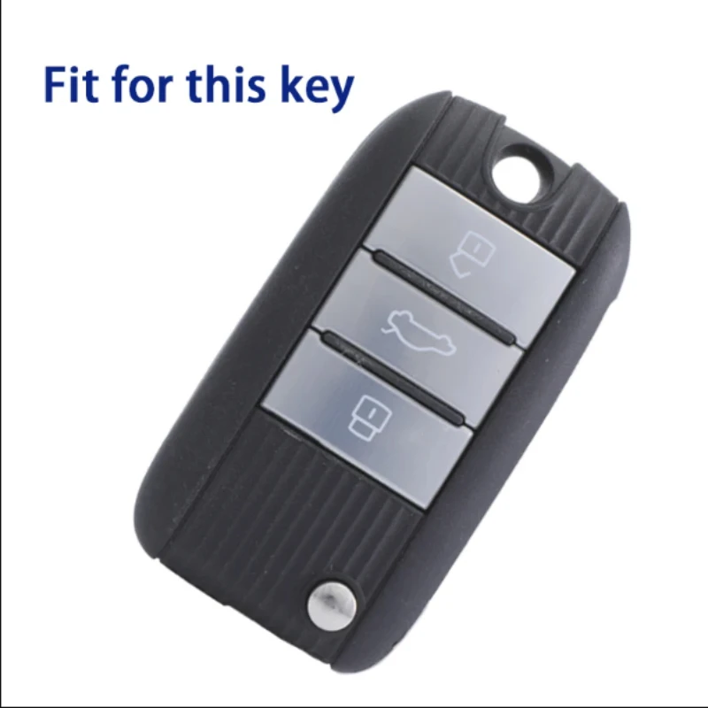 Funda de TPU azul para llave de coche MG ZS