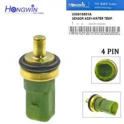 Interruptor de temperatura del agua del Sensor de temperatura del refrigerante para VW BORA GOLF POLO PASSAT NEW BEETLE Cabrio 1,0 1,4 1,6 2,0 2,3 2,5, 059919501A