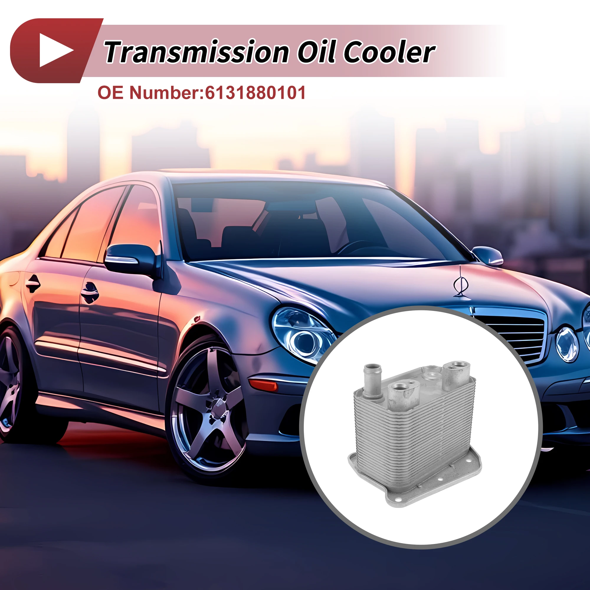 UXCELL Enfriador de aceite Mercedes-Benz Clase E W210 E320 3.2L 99-02 - imagen 3