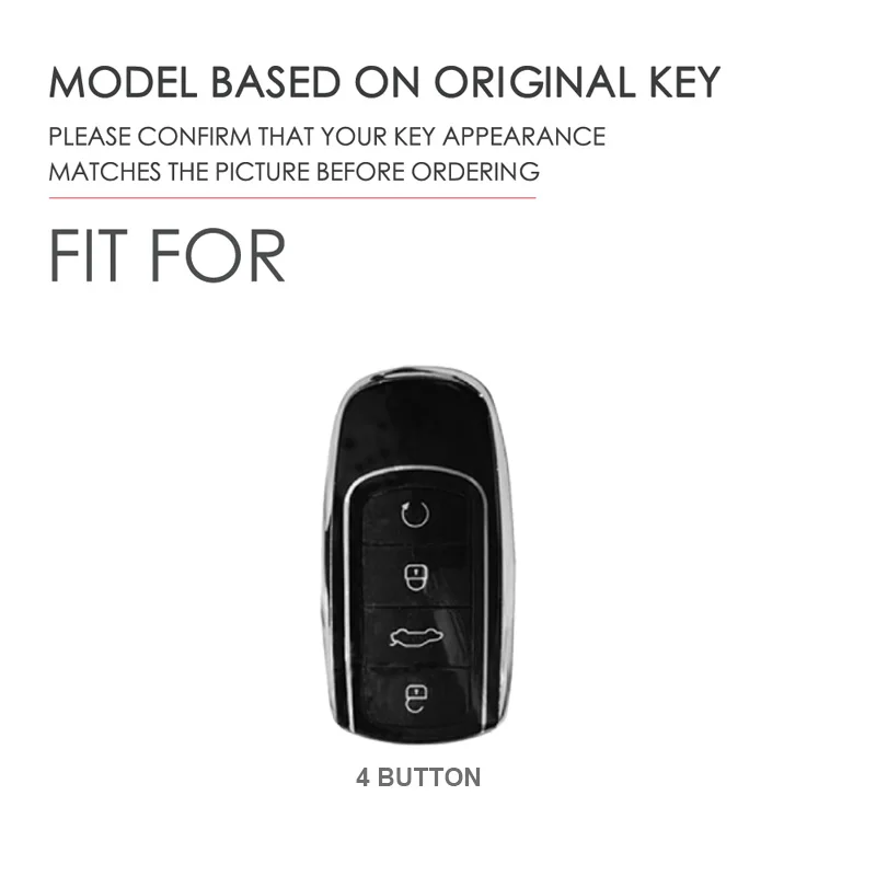 Funda de cuero TONLINKER para llave Chery EXEED RX SUV 2023 - imagen 2