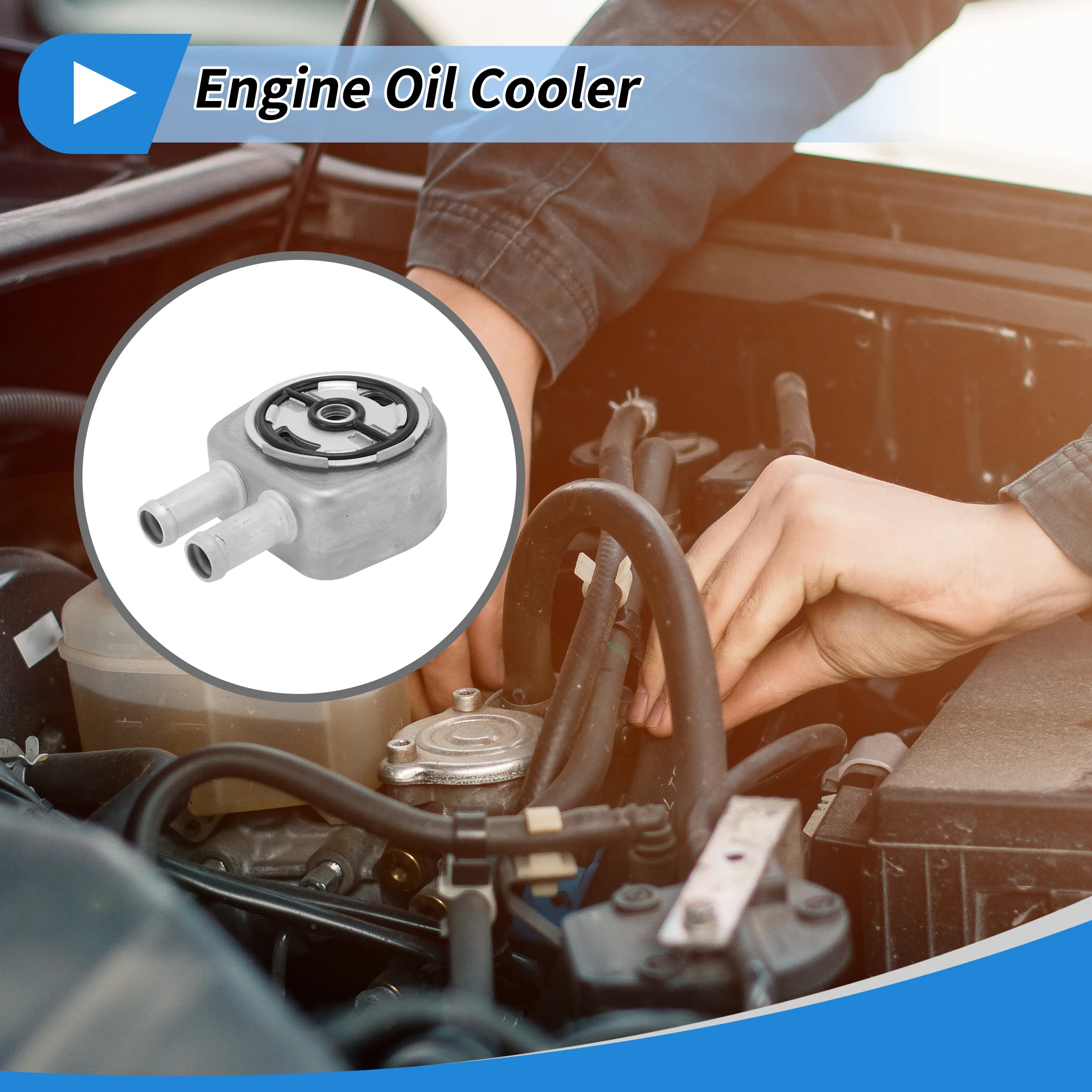 UXCELL BB3Z6A642A Enfriador de aceite para Ford Escape 2013-2023 - imagen 2