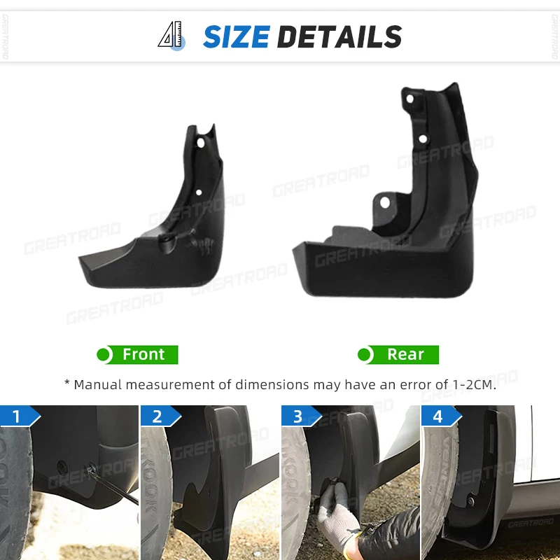 Protectores salpicaduras Honda CRV 2023-2024 – Guardabarros - imagen 3