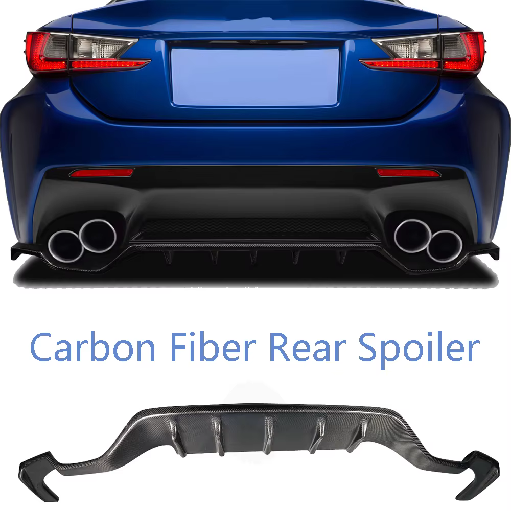 Alerón trasero de fibra de carbono para Lexus RC F 2015-2019