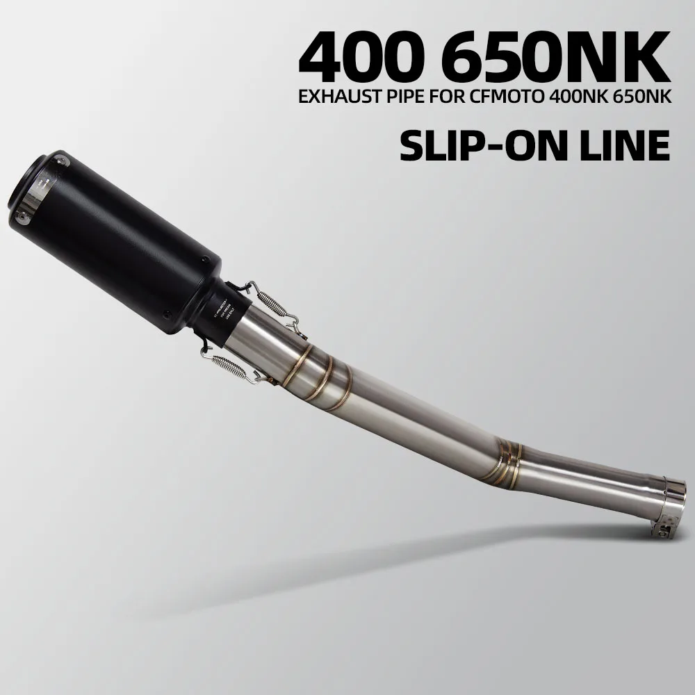 Silenciador escape deportivo CFMOTO NK400 NK650 para calle