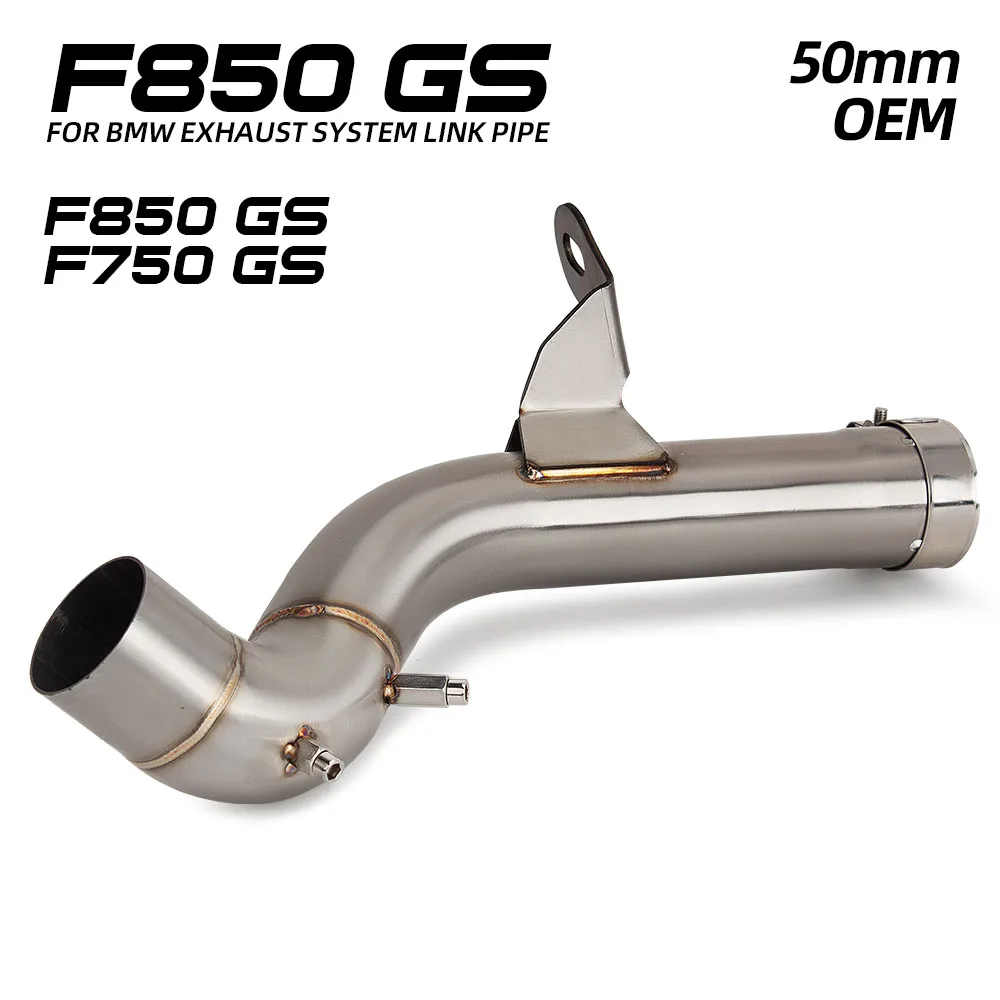 Tubo de escape inoxidable para BMW F750GS y F850GS