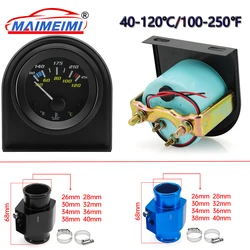 Medidor temperatura agua 40-120°C con sensor y adaptador manguera