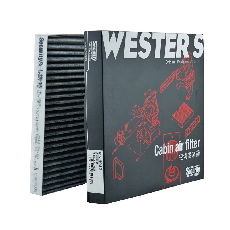 WESTGUARD-filtro de cabina MK6080 para Geely EC8, Emgrand GT, Vision X6, GX9, SX7, JLB-4G14TB, JLE-4G18TDC, JLD-4G24, 1017015305 - imagen 2